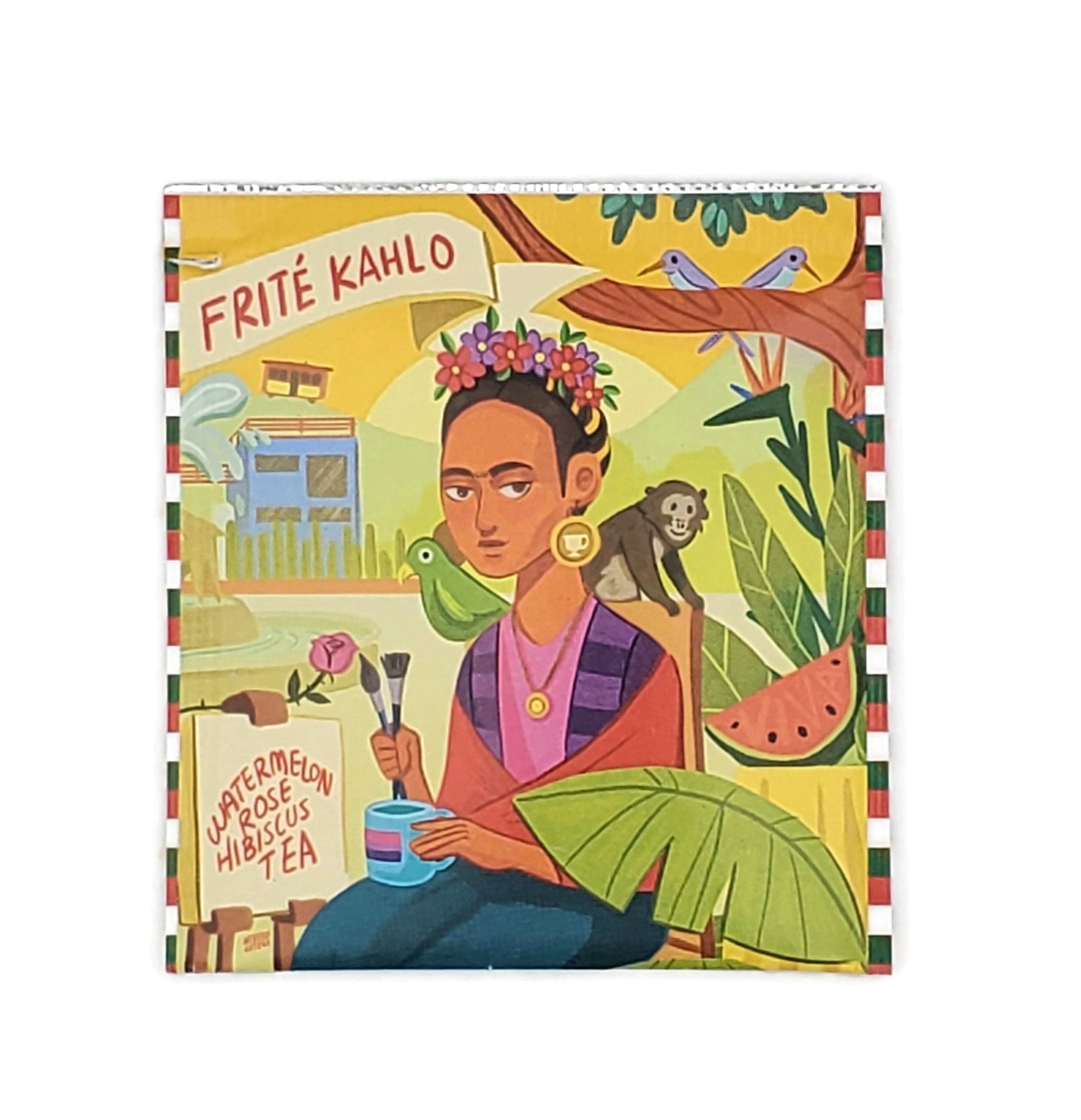 FriTÉ Kahlo: Organic Watermelon Rose Hibiscus Tea (Herbal / Caffeine Free) (Frida Kahlo)