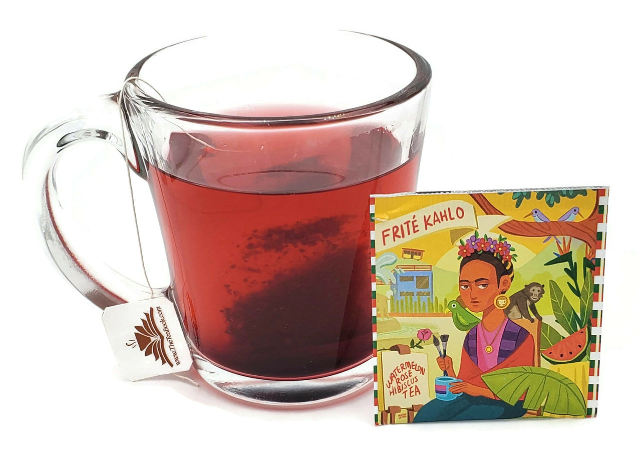 FriTÉ Kahlo: Organic Watermelon Rose Hibiscus Tea (Herbal / Caffeine Free) (Frida Kahlo)