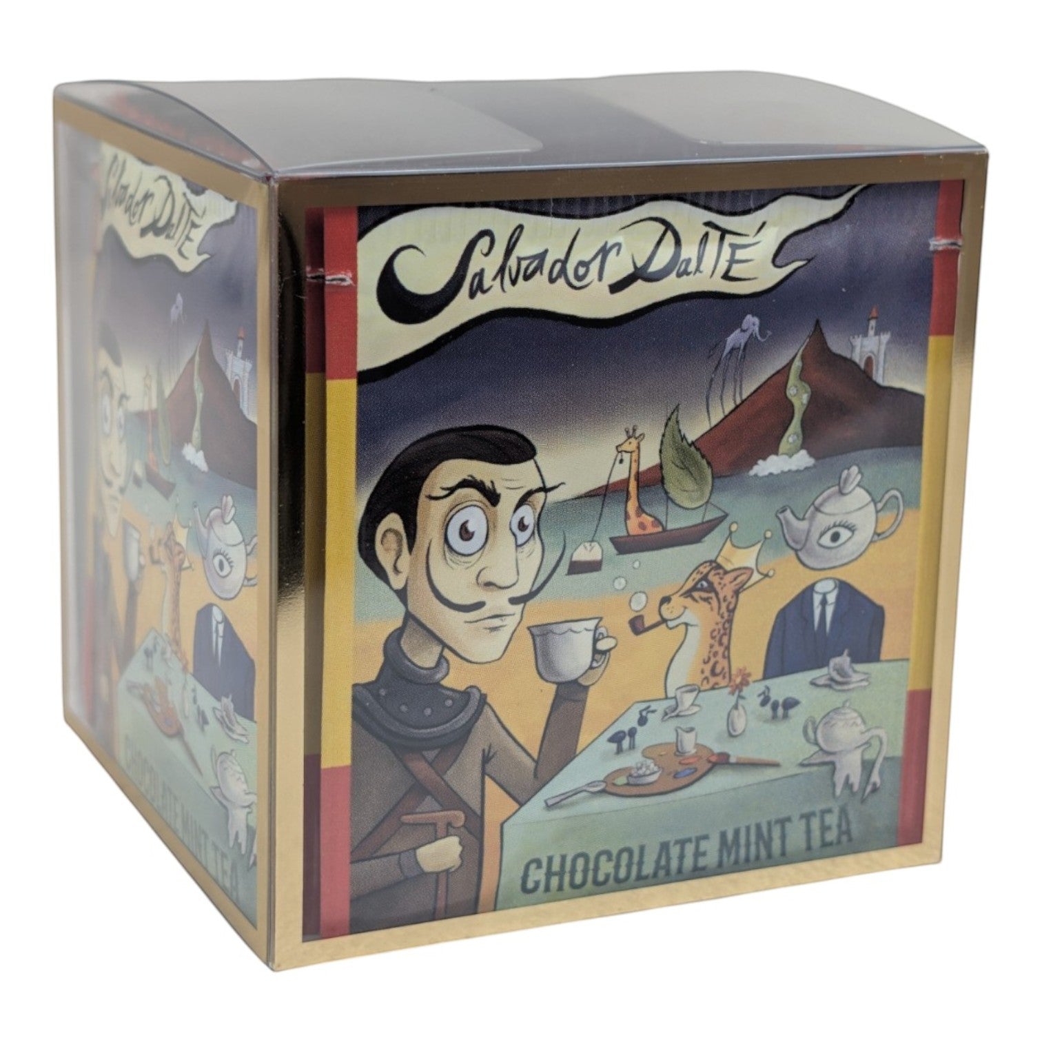 Salvador DalTÉ: Organic Chocolate Mint Black Tea (Caffeinated) (Salvador Dalí)