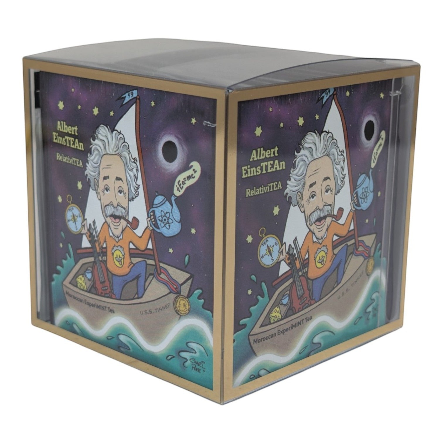 Albert EinsTEAN - RelativiTEA (Albert Einstein): Organic Moroccan ExperiMINT Green Tea (Caffeinated)