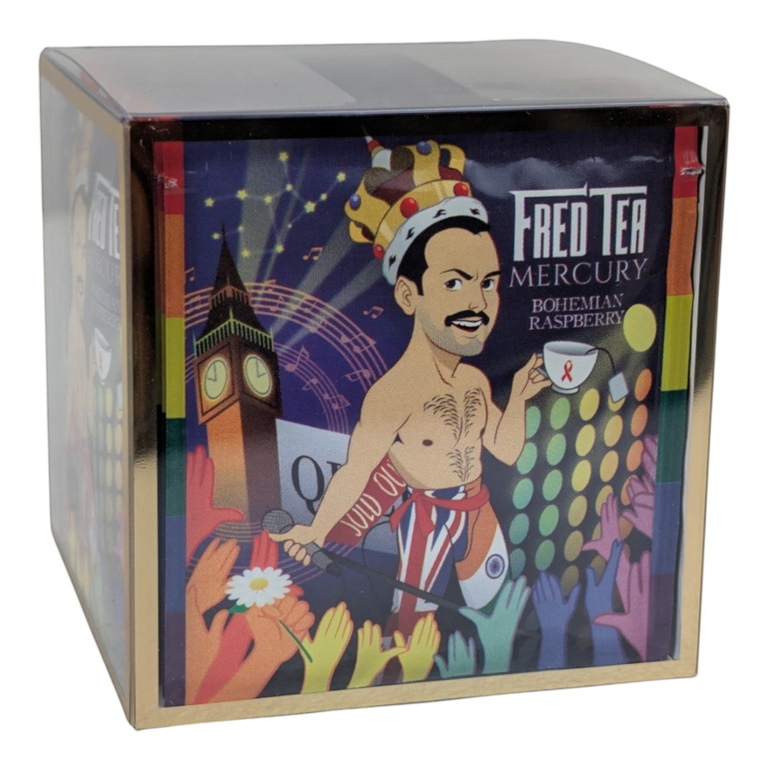 Fred TEA Mercury: Organic Bohemian Raspberry Tea (Herbal / Caffeine Free) (Freddie Mercury)