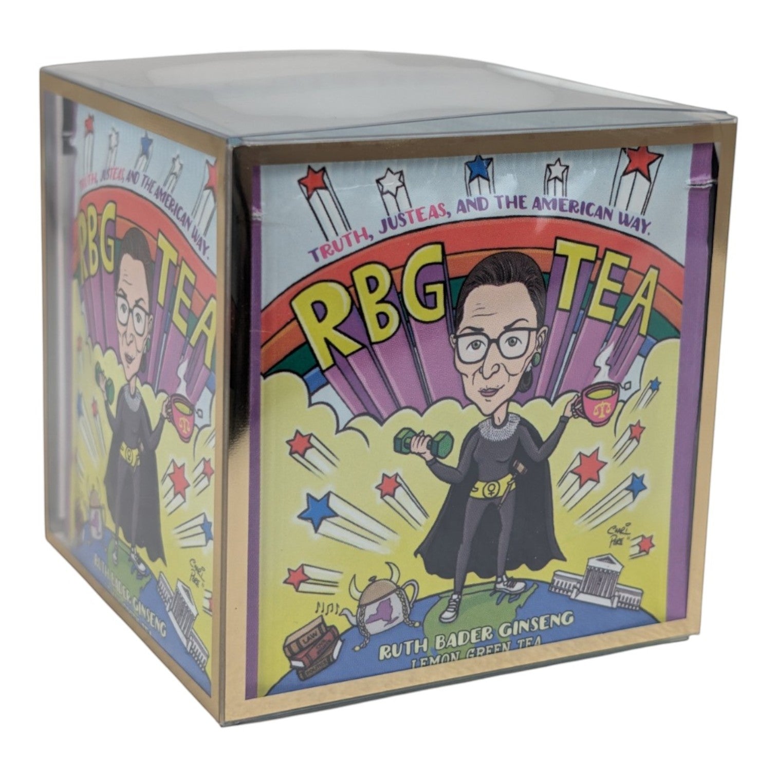 Ruth Bader Ginseng (RBG): Organic Lemon Ginseng Green Tea (Caffeinated) (Ruth Bader Ginsburg)