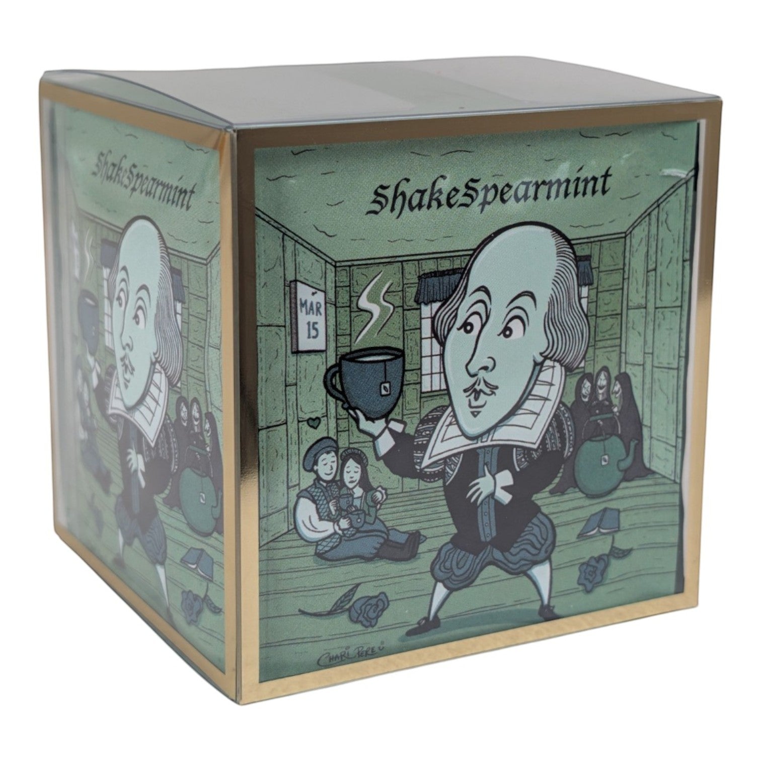ShakeSpearmint: Organic Spearmint Herbal Tea (Herbal / Caffeine Free) (William Shakespeare)