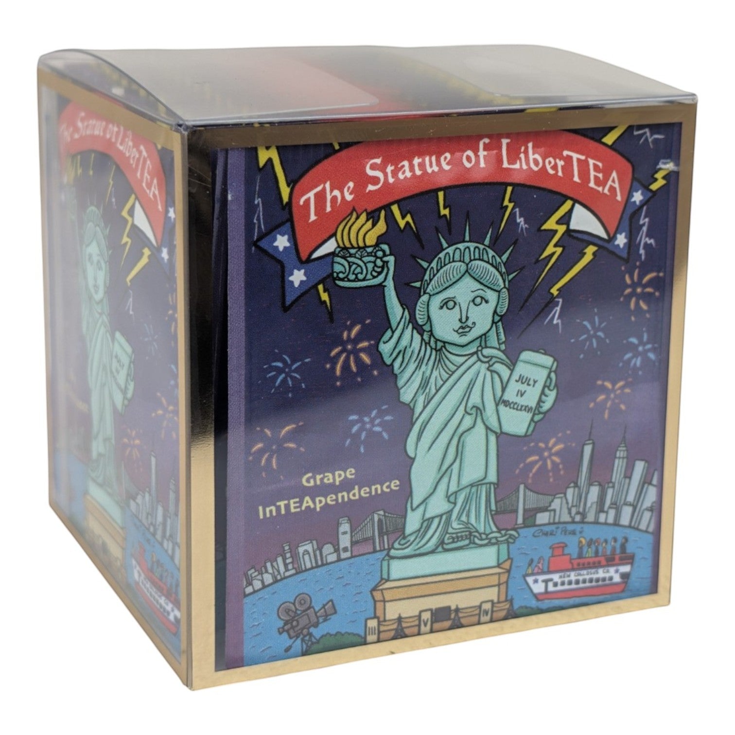 The Statue of LiberTEA: Organic Grape InTEApendence Green Tea (Caffeinated) (Statue of Liberty)