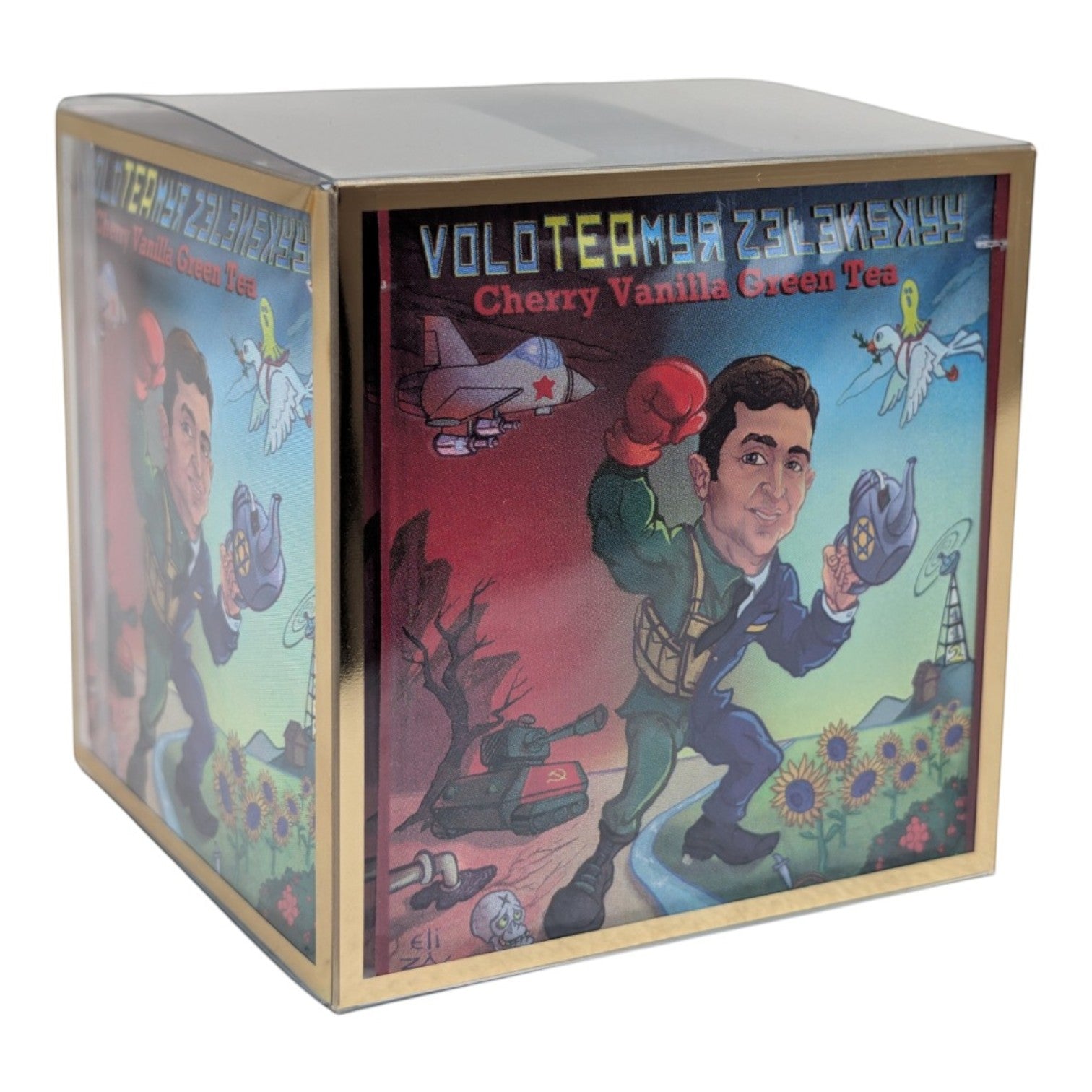 VoloTEAmyr Zelenskyy: Organic Cherry Vanilla Green Tea (Caffeinated) (Volodymyr Zelenskyy)