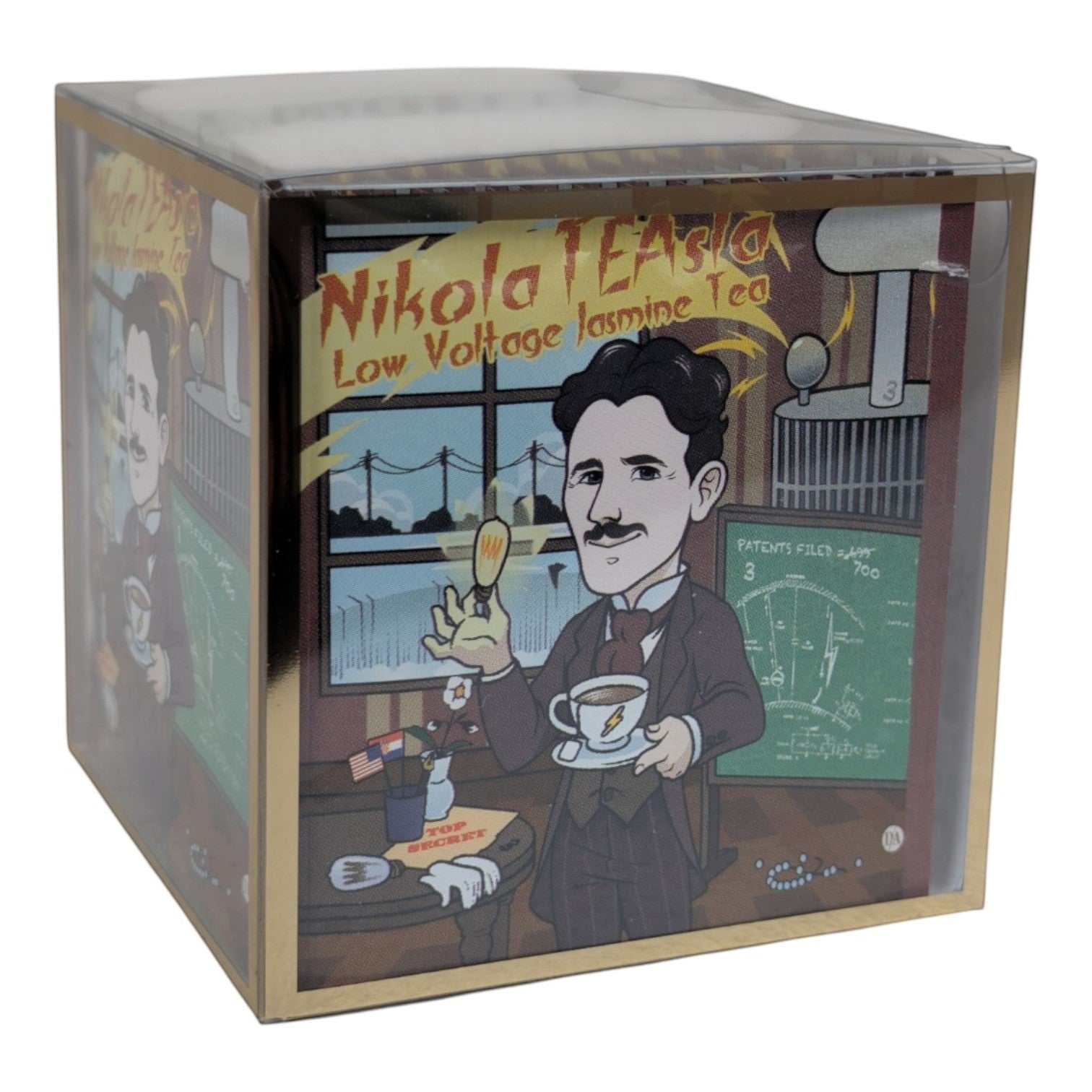 Nikola TEAsla: Organic Low Voltage Jasmine Green Tea (Caffeinated) (Nikola Tesla)