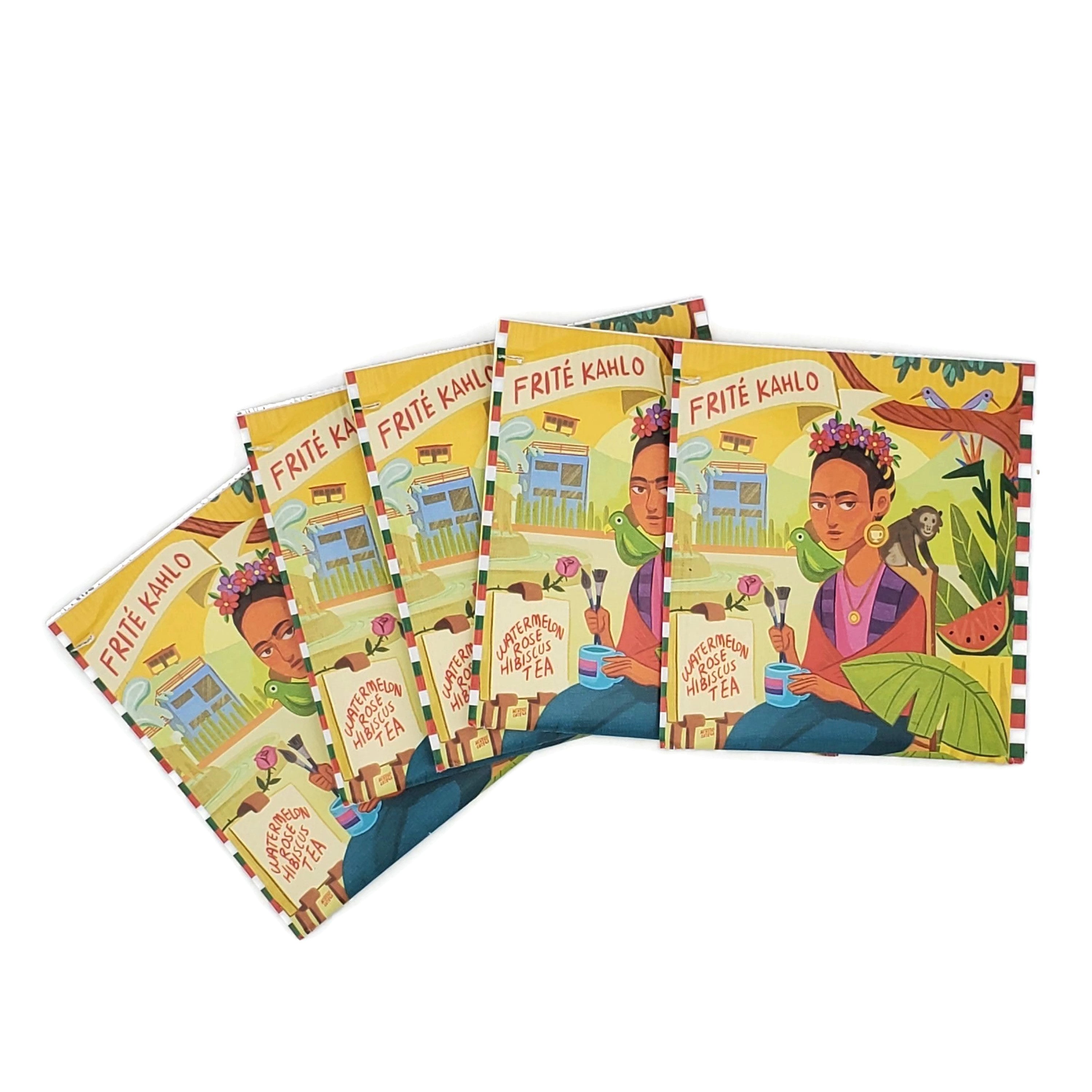 FriTÉ Kahlo: Organic Watermelon Rose Hibiscus Tea (Herbal / Caffeine Free) (Frida Kahlo)