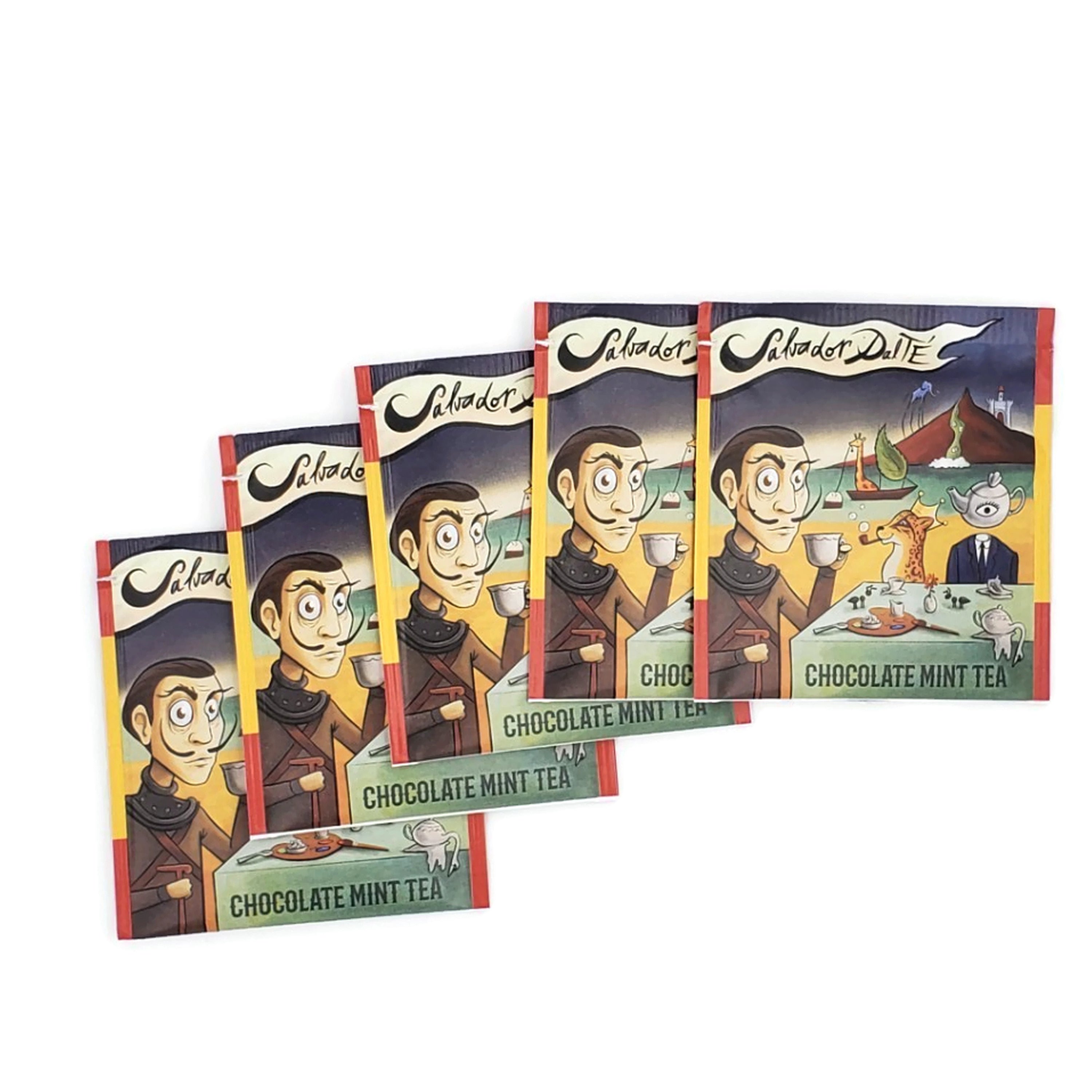 Salvador DalTÉ: Organic Chocolate Mint Black Tea (Caffeinated) (Salvador Dalí)