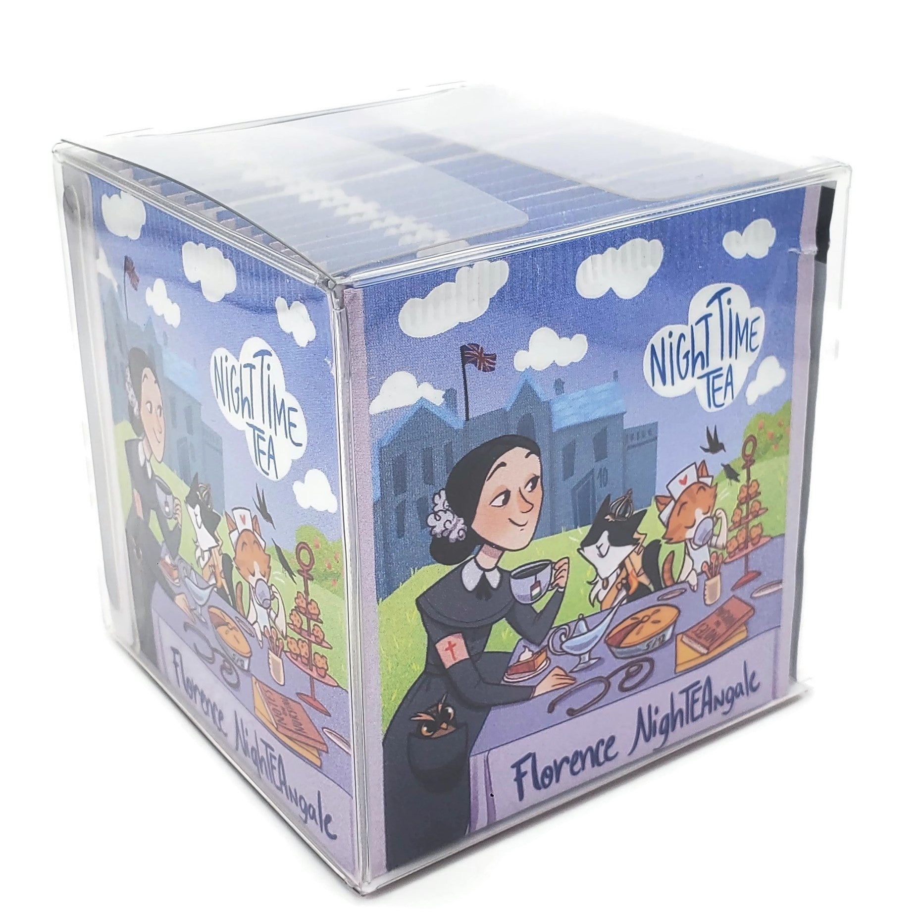 Florence NightTEAngle: Organic Night Time Chamomile Lavender Tea (Herbal / Caffeine Free) (Florence Nightingale)