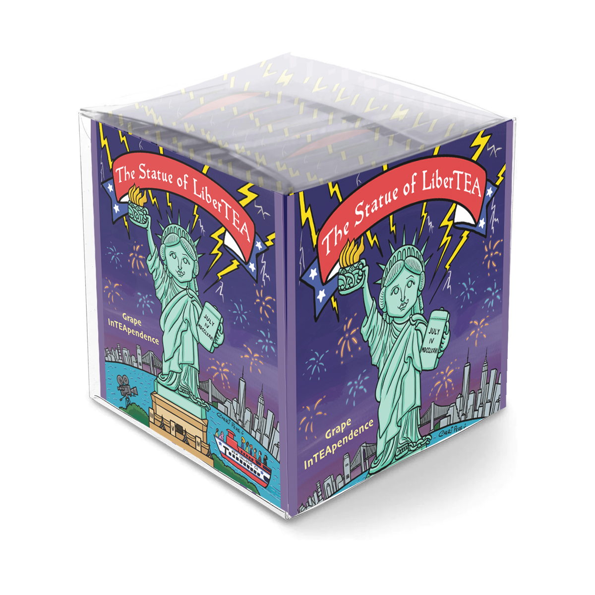 The Statue of LiberTEA: Organic Grape InTEApendence Green Tea (Caffeinated) (Statue of Liberty)