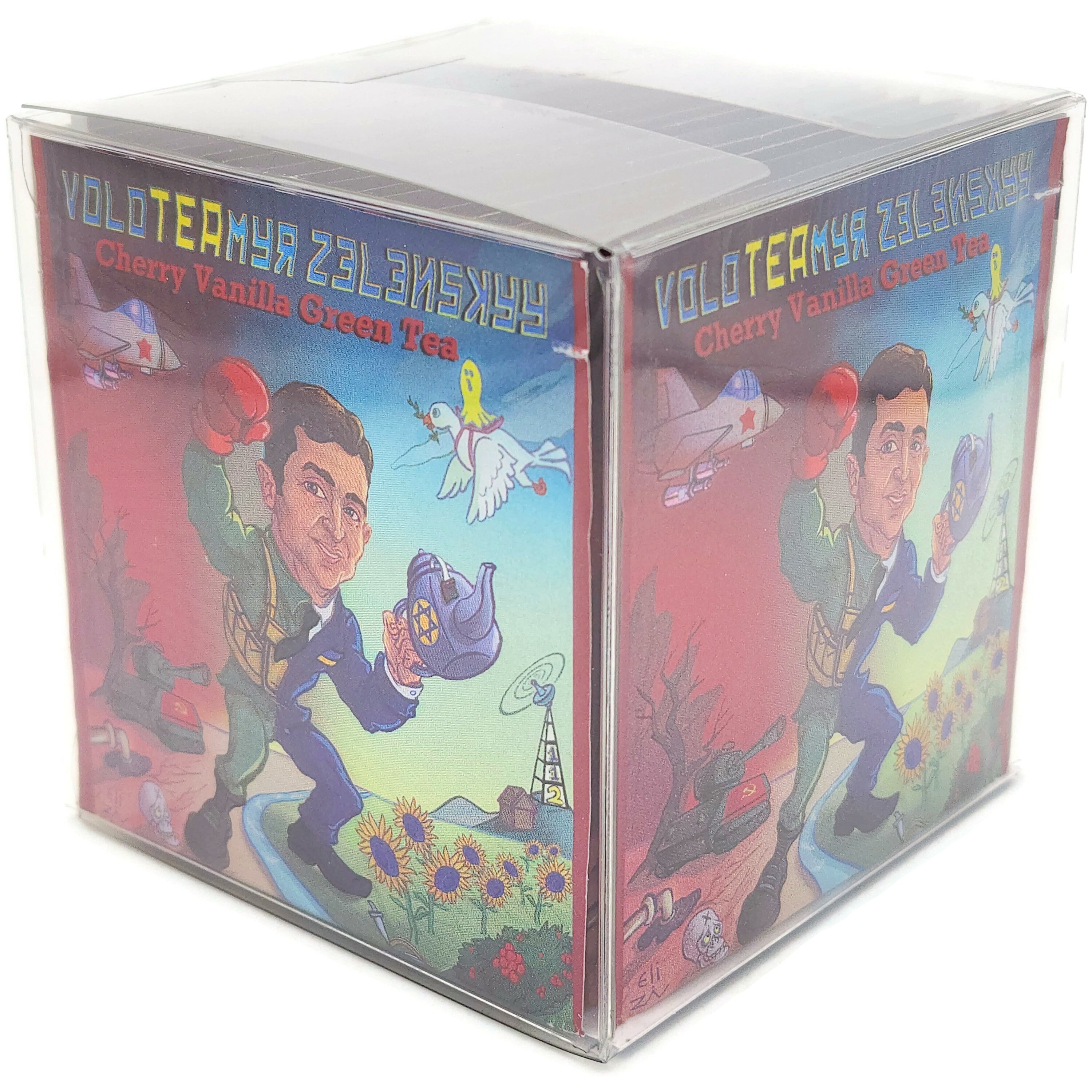 VoloTEAmyr Zelenskyy: Organic Cherry Vanilla Green Tea (Caffeinated) (Volodymyr Zelenskyy)