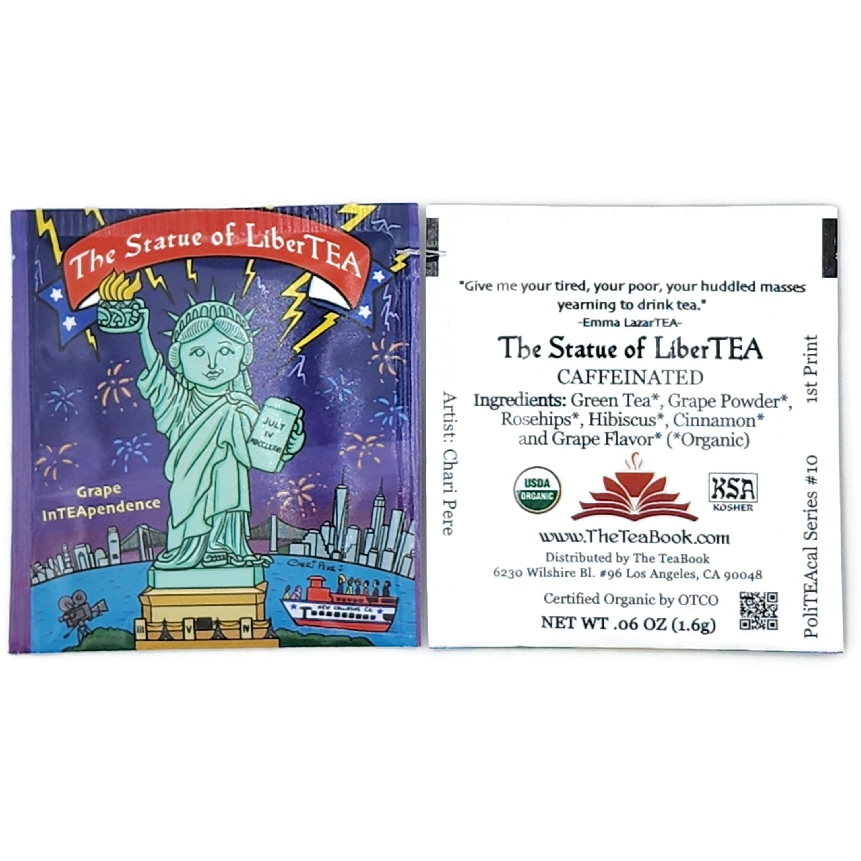 The Statue of LiberTEA: Organic Grape InTEApendence Green Tea (Caffeinated) (Statue of Liberty)