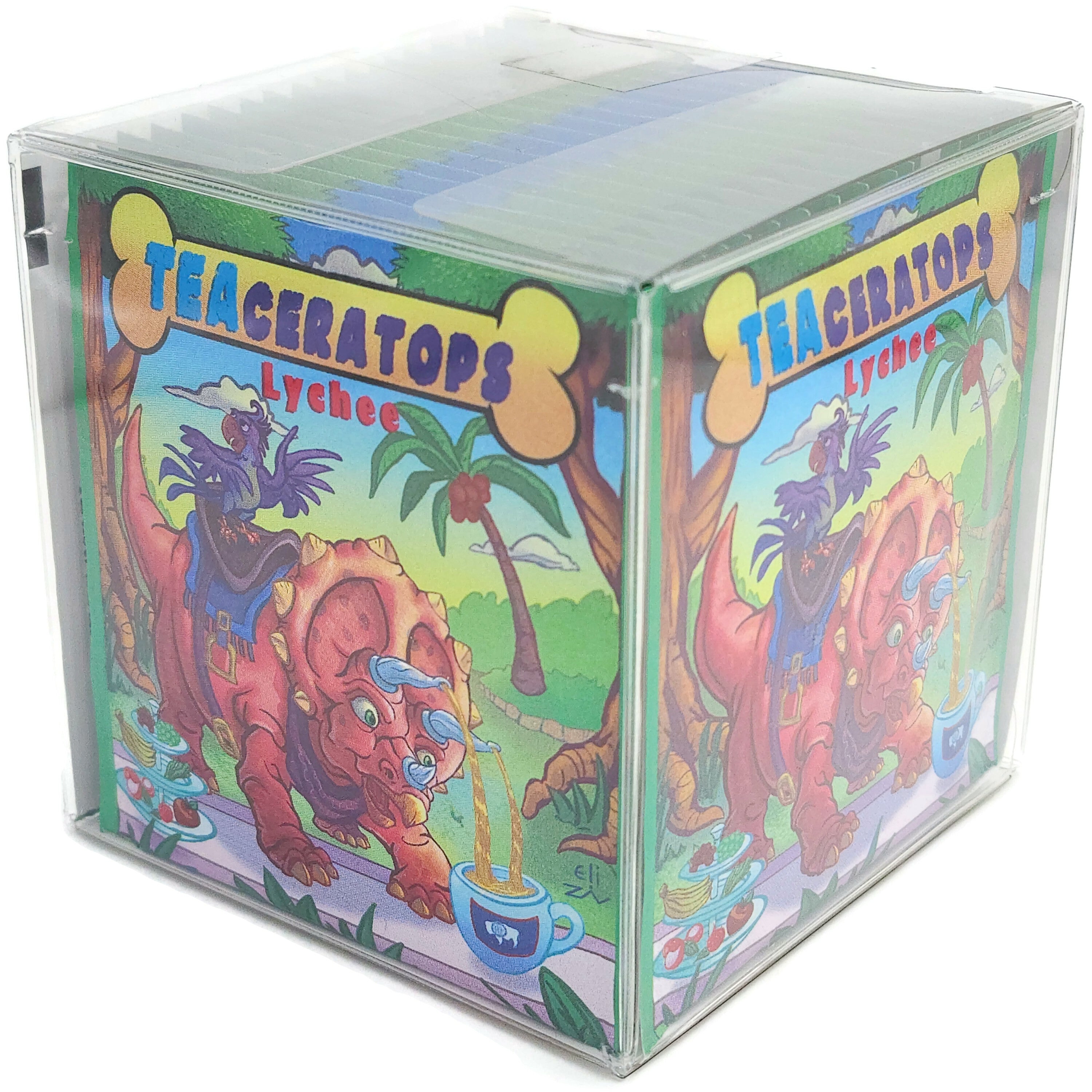 TEAceratops: Organic Tri-Lychee Tea (Herbal / Caffeine Free) (Triceratops) (TEAhistoric Park)