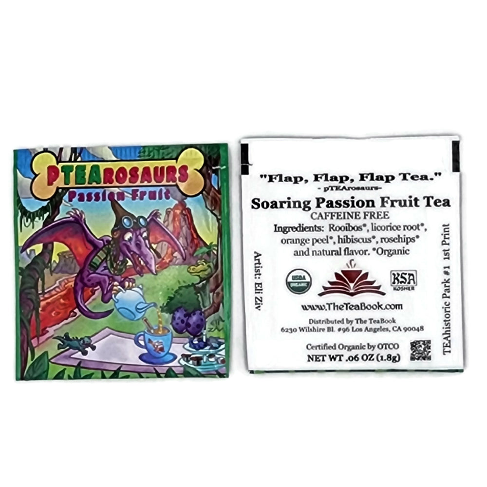 pTEArosaurs: Organic Soaring Passion Fruit Tea (Herbal / Caffeine Free) (Pterosaur)