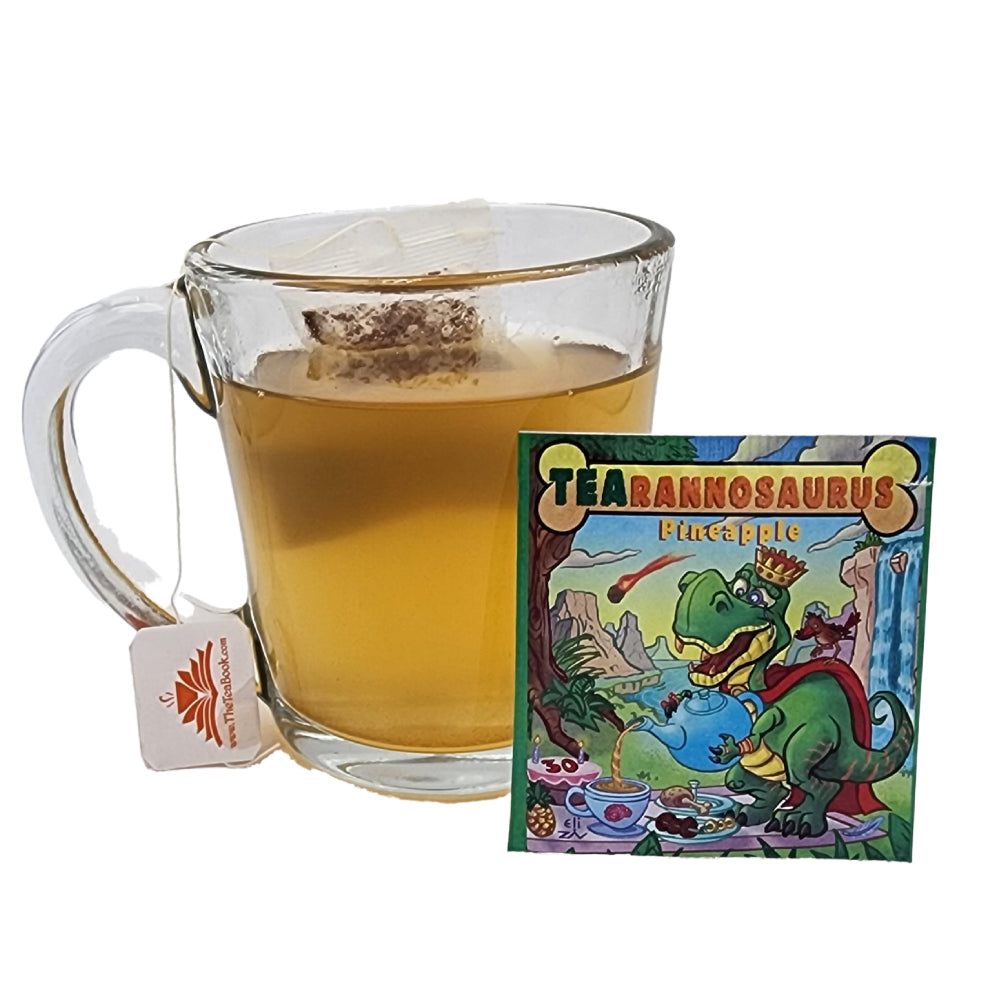 TEArannosaurus: Organic King Pineapple Tea (Herbal / Caffeine Free) (Tyrannosaurus Rex, T-Rex) (TEAhistoric Park)