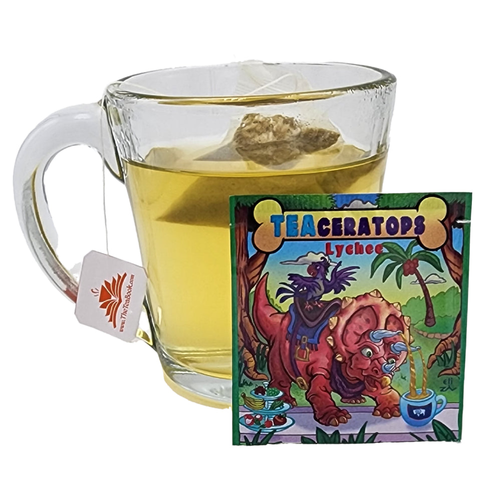 TEAceratops: Organic Tri-Lychee Tea (Herbal / Caffeine Free) (Triceratops) (TEAhistoric Park)