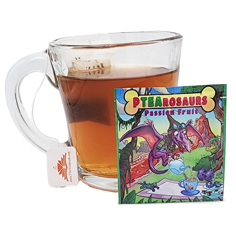 pTEArosaurs: Organic Soaring Passion Fruit Tea (Herbal / Caffeine Free) (Pterosaur)