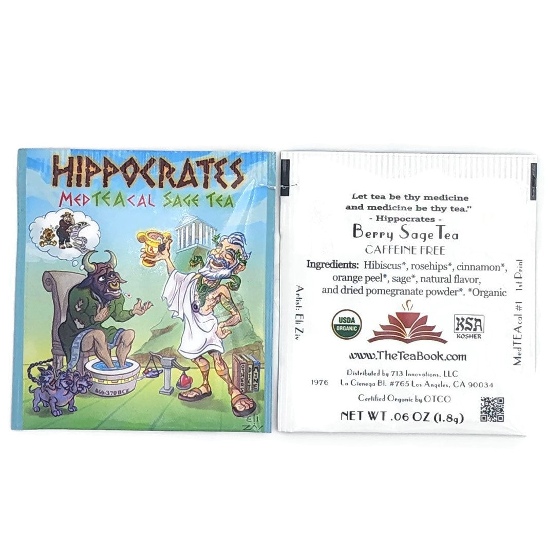 Hippocrates: Organic Med-TEA-cal Berry Sage Tea (Herbal / Caffeine Free)