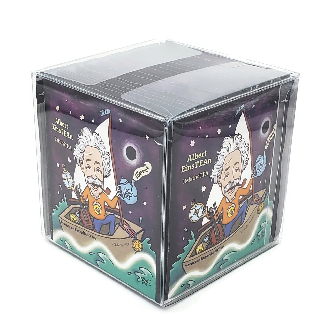 Albert EinsTEAN - RelativiTEA (Albert Einstein): Organic Moroccan ExperiMINT Green Tea (Caffeinated)