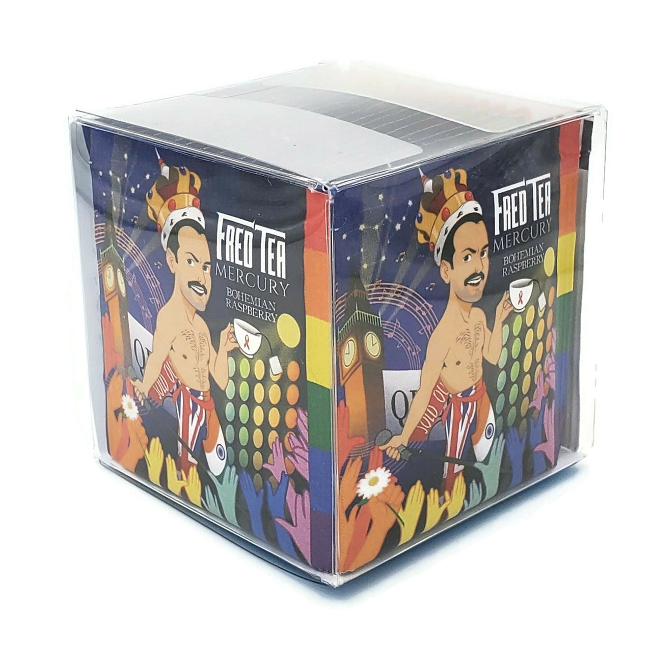 Fred TEA Mercury: Organic Bohemian Raspberry Tea (Herbal / Caffeine Free) (Freddie Mercury)