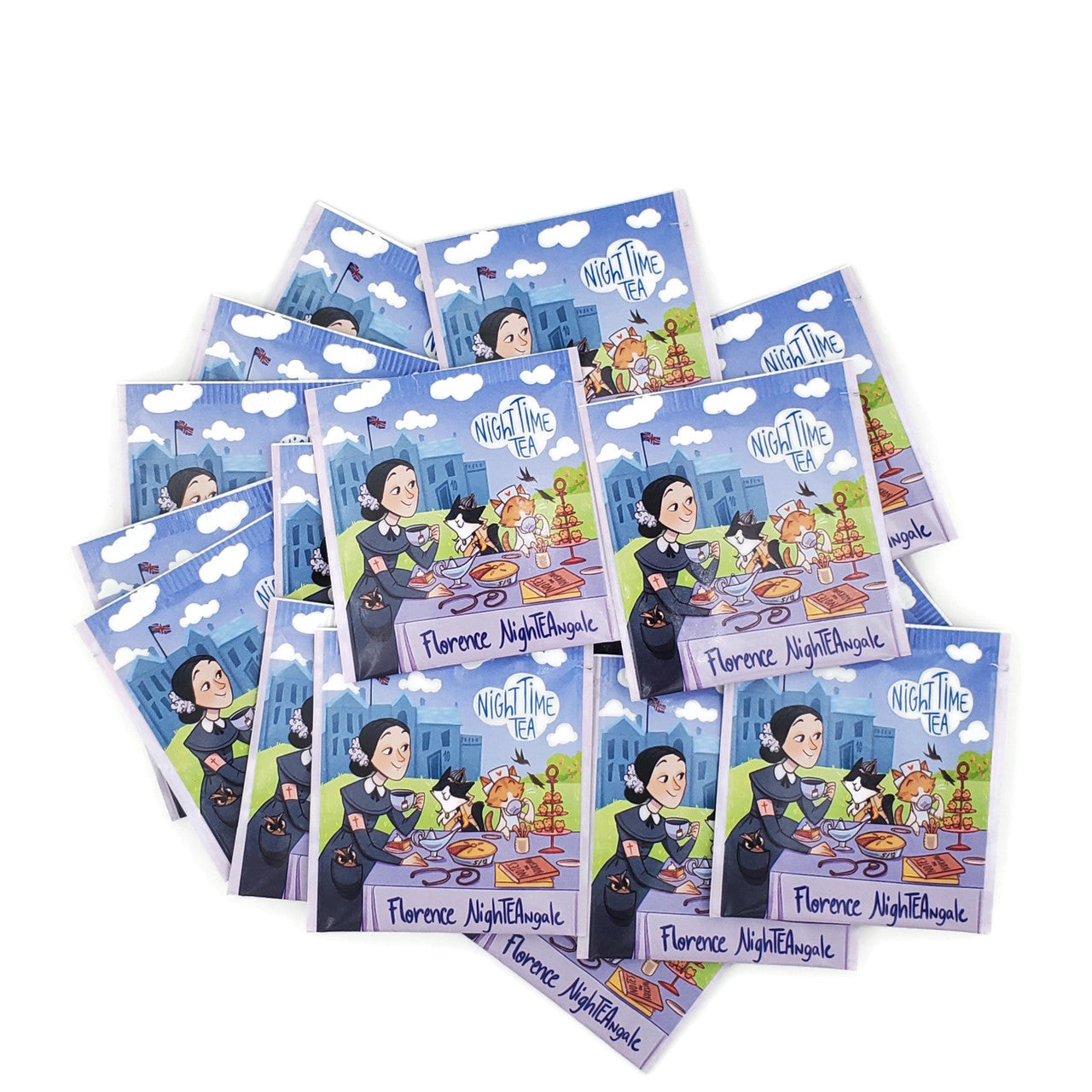 Florence NightTEAngle: Organic Night Time Chamomile Lavender Tea (Herbal / Caffeine Free) (Florence Nightingale)