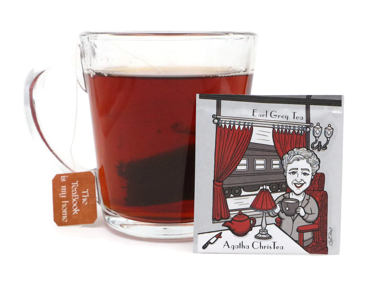 Agatha ChrisTEA Agatha Christie Organic Earl Grey Tea Caffeinated Pastafina