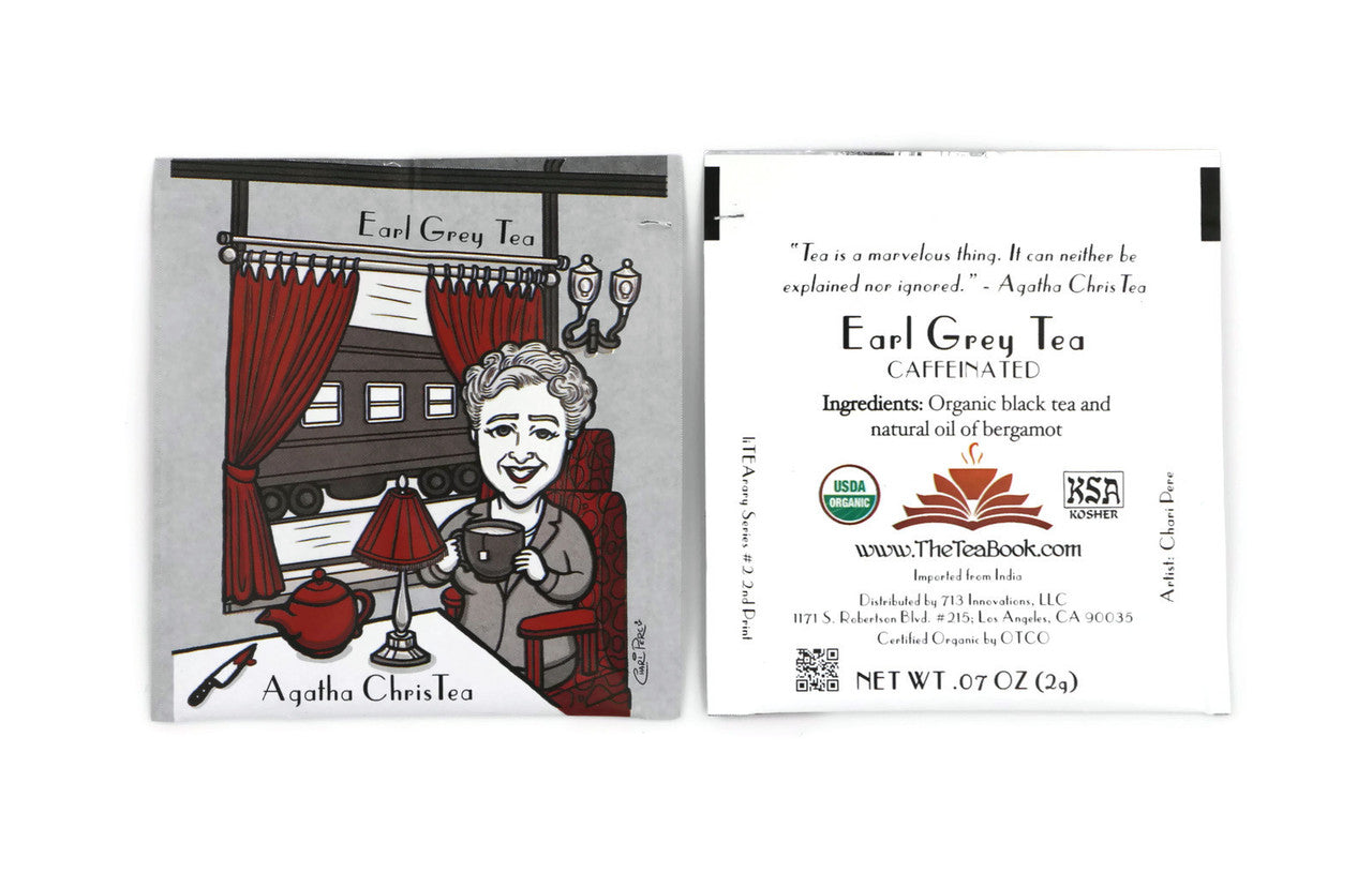 Agatha ChrisTEA (Agatha Christie): Organic Earl Grey Tea (Caffeinated)