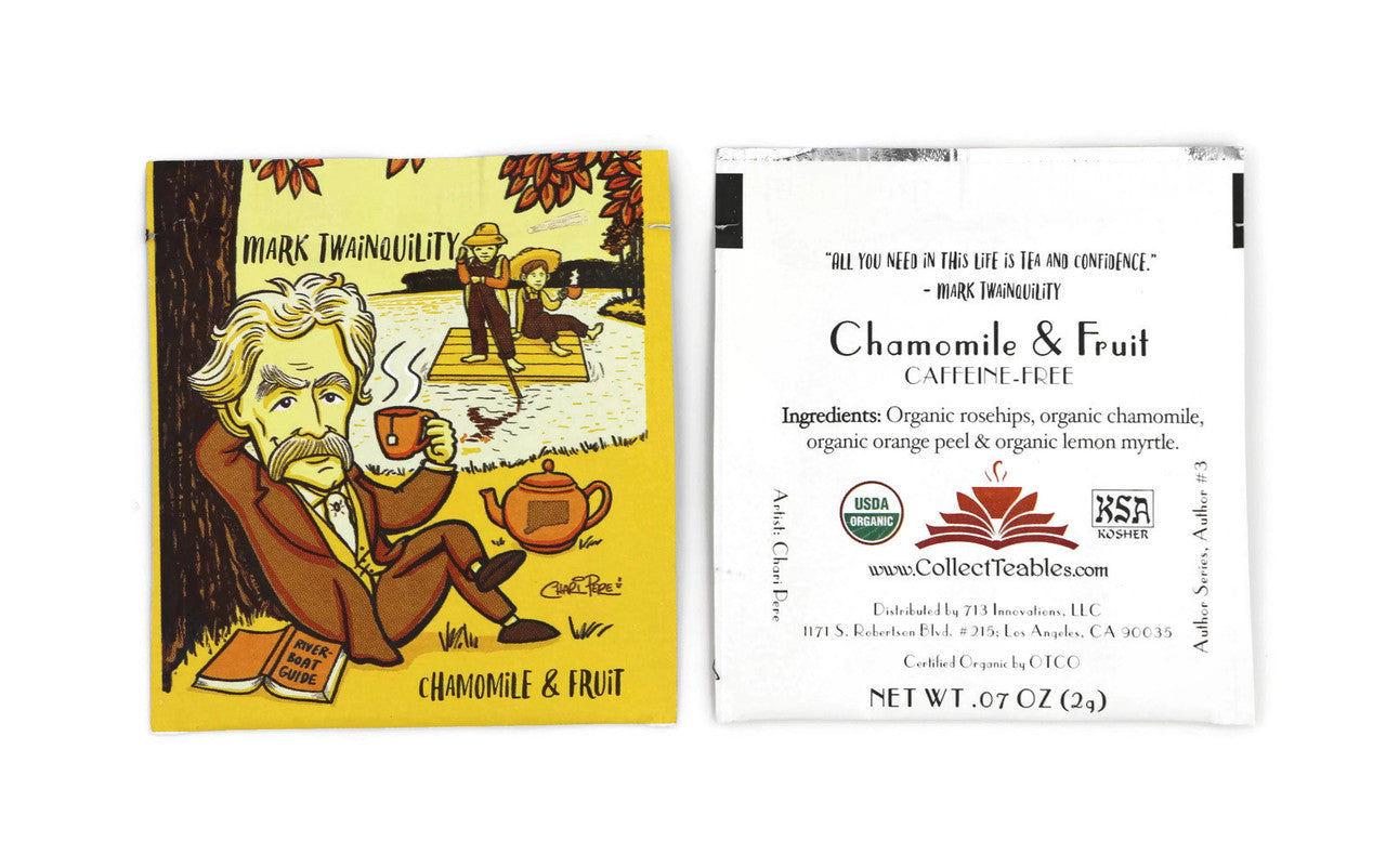 Mark Twainquility: Organic Chamomile and Fruit Tea (Herbal / Caffeine Free)