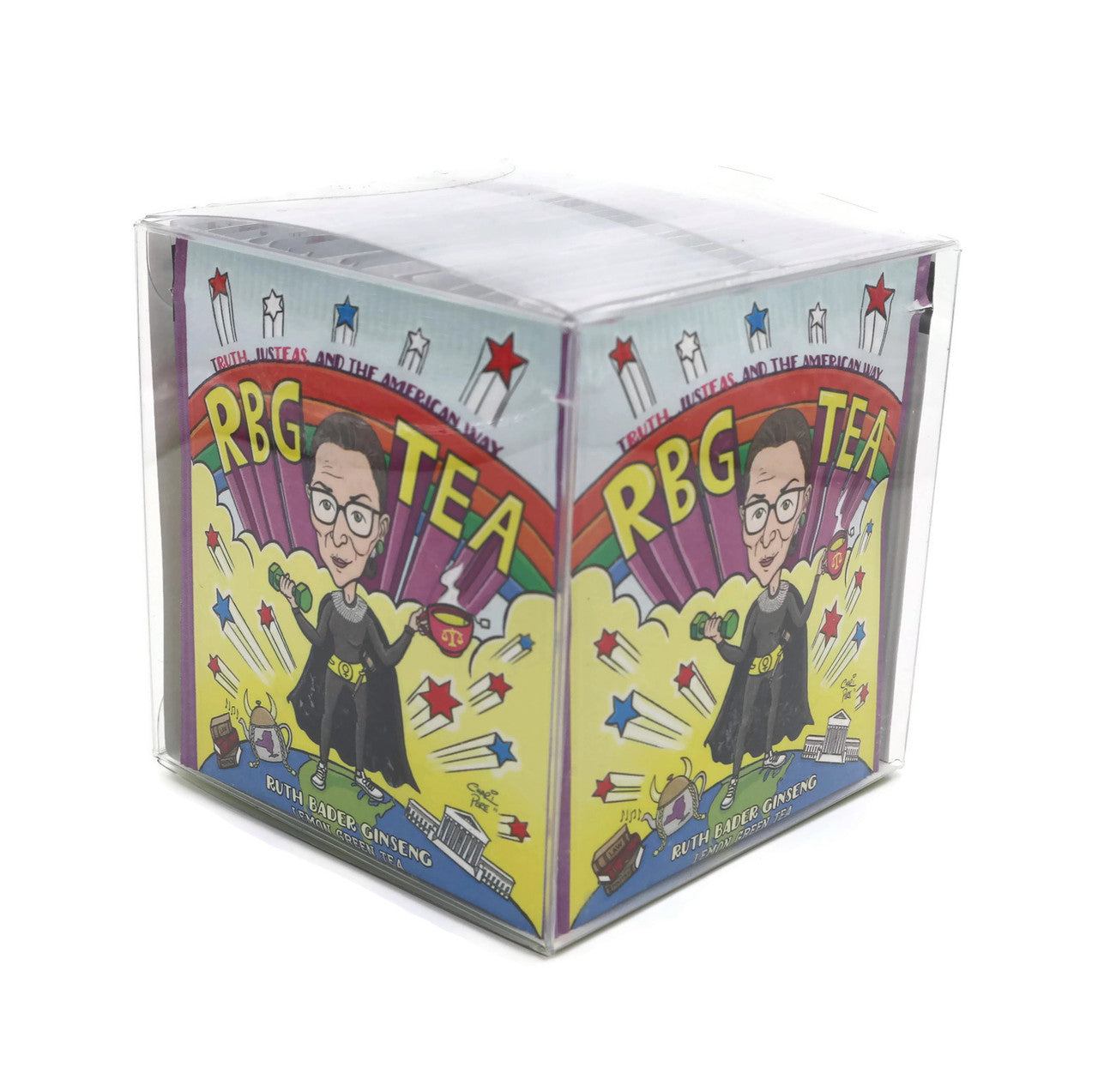 Ruth Bader Ginseng (RBG): Organic Lemon Ginseng Green Tea (Caffeinated) (Ruth Bader Ginsburg)