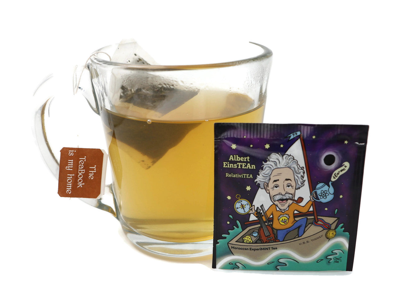 Albert EinsTEAN - RelativiTEA (Albert Einstein): Organic Moroccan ExperiMINT Green Tea (Caffeinated)