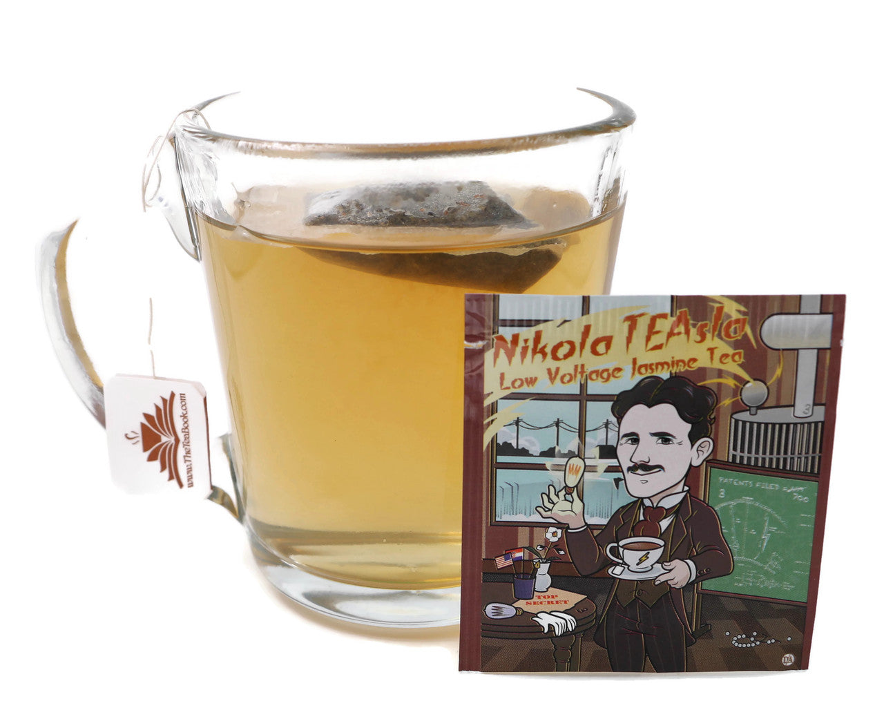 Nikola TEAsla: Organic Low Voltage Jasmine Green Tea (Caffeinated) (Nikola Tesla)