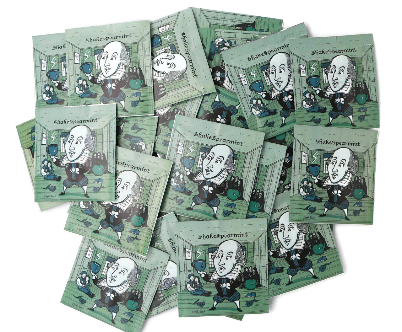 ShakeSpearmint: Organic Spearmint Herbal Tea (Herbal / Caffeine Free) (William Shakespeare)