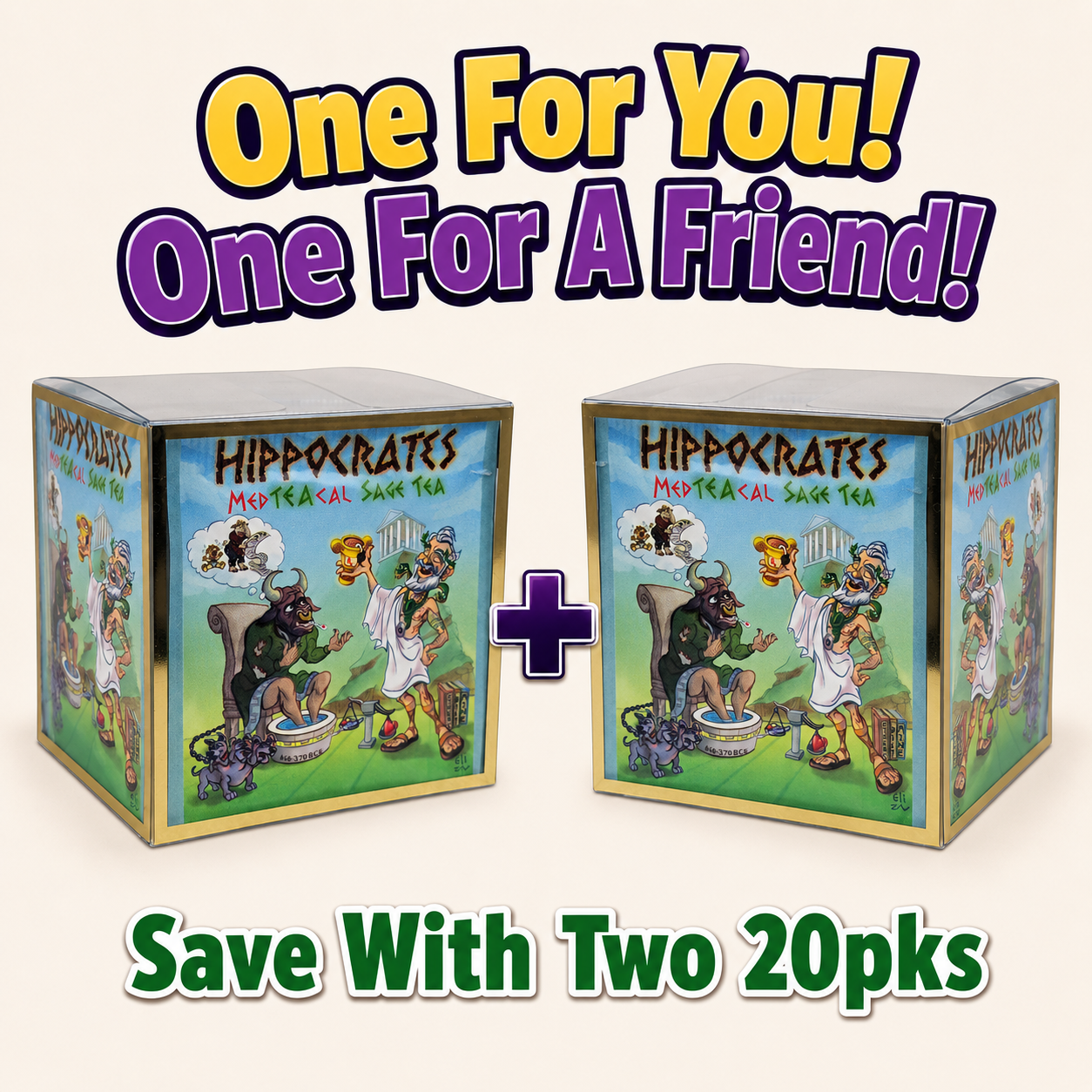 Hippocrates: Organic Med-TEA-cal Berry Sage Tea (Herbal / Caffeine Free)